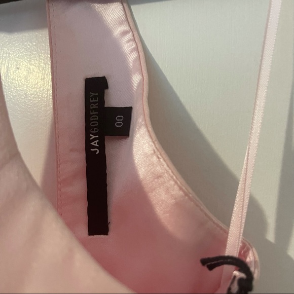 NWT Jay Godfrey Light Pink Silk Gown, Size XS - Picture 2 of 4